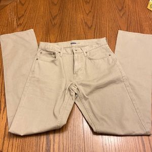 Mens 30X36 straight leg khaki pants. Old navy
